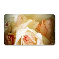 Roses Vintage Playful Romantic Magnet (rectangular) by Celenk