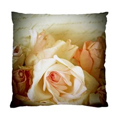 Roses Vintage Playful Romantic Standard Cushion Case (one Side) by Celenk