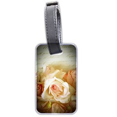 Roses Vintage Playful Romantic Luggage Tags (two Sides) by Celenk