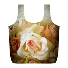 Roses Vintage Playful Romantic Full Print Recycle Bags (l)  by Celenk