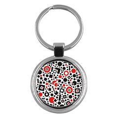 Square Objects Future Modern Key Chains (round)  by Celenk