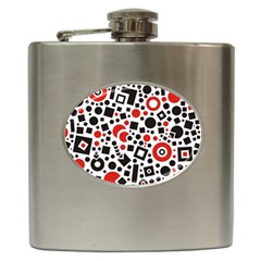 Square Objects Future Modern Hip Flask (6 Oz) by Celenk