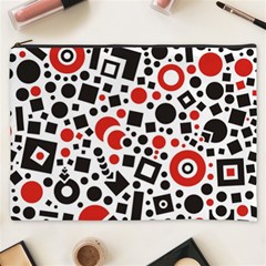 Square Objects Future Modern Cosmetic Bag (xxxl)  by Celenk