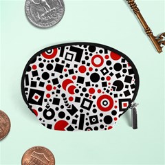 Square Objects Future Modern Accessory Pouches (small)  by Celenk