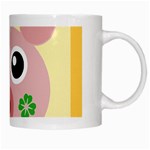 Luck Lucky Pig Pig Lucky Charm White Mugs Right