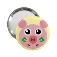 Luck Lucky Pig Pig Lucky Charm 2 25  Handbag Mirrors by Celenk