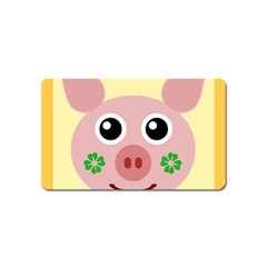 Luck Lucky Pig Pig Lucky Charm Magnet (name Card) by Celenk