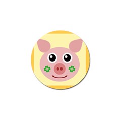 Luck Lucky Pig Pig Lucky Charm Golf Ball Marker (10 Pack) by Celenk