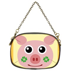 Luck Lucky Pig Pig Lucky Charm Chain Purses (two Sides)  by Celenk