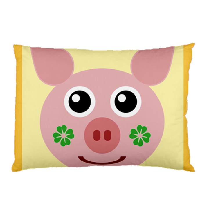 Luck Lucky Pig Pig Lucky Charm Pillow Case