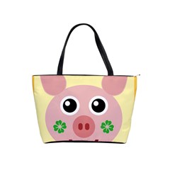 Luck Lucky Pig Pig Lucky Charm Shoulder Handbags by Celenk