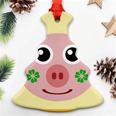 Luck Lucky Pig Pig Lucky Charm Christmas Tree Ornament (two Sides) by Celenk