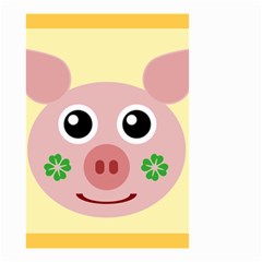 Luck Lucky Pig Pig Lucky Charm Small Garden Flag (two Sides) by Celenk