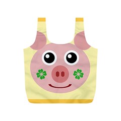 Luck Lucky Pig Pig Lucky Charm Full Print Recycle Bags (s)  by Celenk