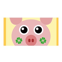 Luck Lucky Pig Pig Lucky Charm Satin Wrap by Celenk