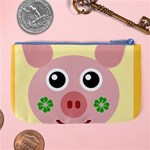 Luck Lucky Pig Pig Lucky Charm Large Coin Purse Back