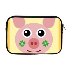 Luck Lucky Pig Pig Lucky Charm Apple Macbook Pro 17  Zipper Case by Celenk