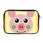 Luck Lucky Pig Pig Lucky Charm Apple MacBook Pro 17  Zipper Case Front