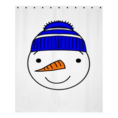 Snowman 1300097 1280 Shower Curtain 60  X 72  (medium)  by Colorfulart23