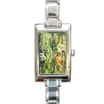 Chung Chao Yi Automatic Drawing Rectangle Italian Charm Watch Front