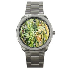 Chung Chao Yi Automatic Drawing Sport Metal Watch by Celenk