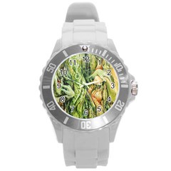 Chung Chao Yi Automatic Drawing Round Plastic Sport Watch (l) by Celenk