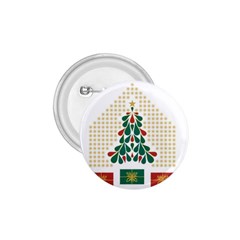 Christmas Tree Present House Star 1 75  Buttons by Celenk