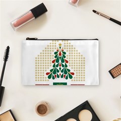 Christmas Tree Present House Star Cosmetic Bag (small)  by Celenk