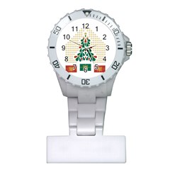 Christmas Tree Present House Star Plastic Nurses Watch by Celenk