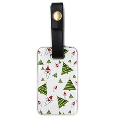 Christmas Santa Claus Decoration Luggage Tags (one Side)  by Celenk