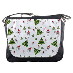 Christmas Santa Claus Decoration Messenger Bags by Celenk