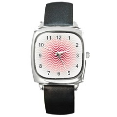 Art Abstract Art Abstract Square Metal Watch by Celenk