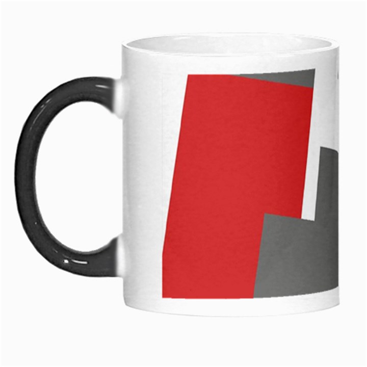 Cross Abstract Shape Line Morph Mugs