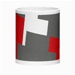 Cross Abstract Shape Line Morph Mugs Center