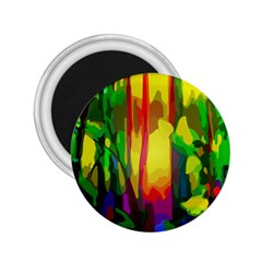 Abstract Vibrant Colour Botany 2 25  Magnets by Celenk