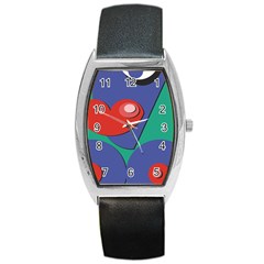 Clipart Portrait Illustration Barrel Style Metal Watch