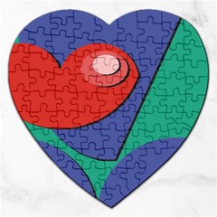 Clipart Portrait Illustration Jigsaw Puzzle (heart) by Celenk