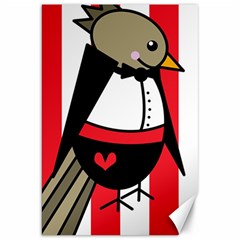 Bird Cute Design Cartoon Drawing Canvas 20  X 30   by Celenk