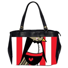 Bird Cute Design Cartoon Drawing Office Handbags (2 Sides)  by Celenk