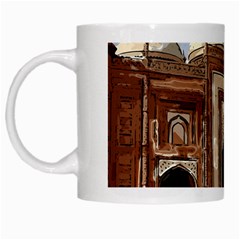 Agra Taj Mahal India Palace White Mugs by Celenk