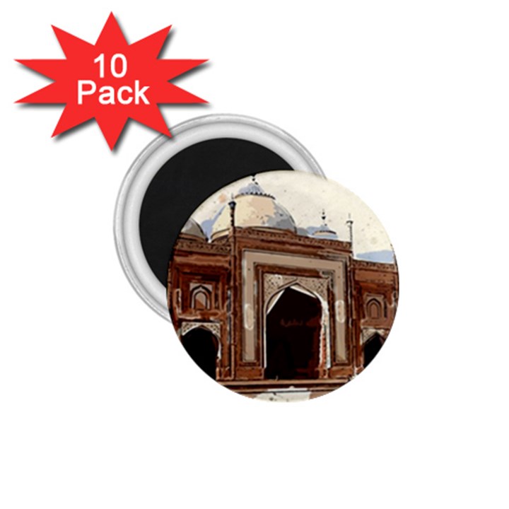 Agra Taj Mahal India Palace 1.75  Magnets (10 pack) 