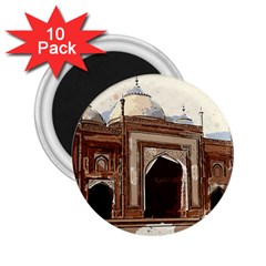 Agra Taj Mahal India Palace 2 25  Magnets (10 Pack)  by Celenk