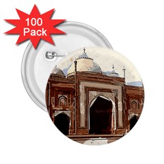 Agra Taj Mahal India Palace 2 25  Buttons (100 Pack)  by Celenk