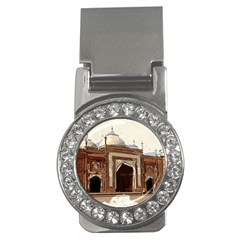 Agra Taj Mahal India Palace Money Clips (cz)  by Celenk