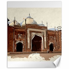 Agra Taj Mahal India Palace Canvas 16  X 20   by Celenk