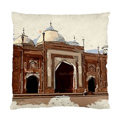 Agra Taj Mahal India Palace Standard Cushion Case (one Side) by Celenk