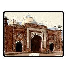 Agra Taj Mahal India Palace Fleece Blanket (small) by Celenk