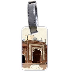 Agra Taj Mahal India Palace Luggage Tags (two Sides) by Celenk