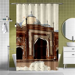 Agra Taj Mahal India Palace Shower Curtain 48  X 72  (small)  by Celenk