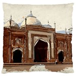 Agra Taj Mahal India Palace Large Flano Cushion Case (Two Sides) Front